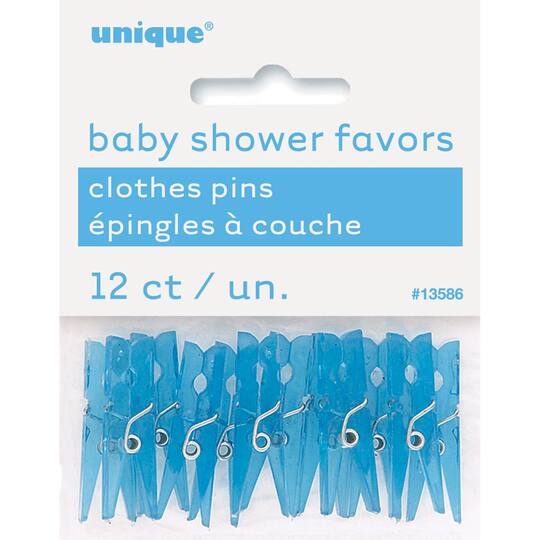 Mini Plastic Blue Clothespin Baby Shower Favors Boy Baby Shower Favors Mini Plastic Blue Clothespin Baby Shower Favors Boy Baby Shower Favors